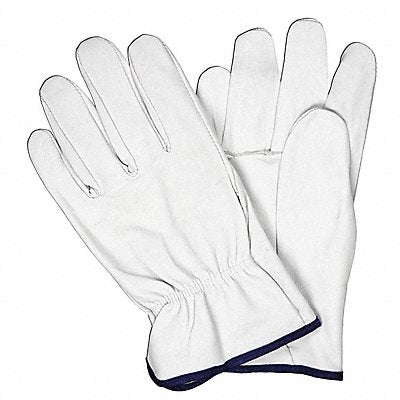 MCR SAFETY 3603L J3548 Leather Gloves White L PK12