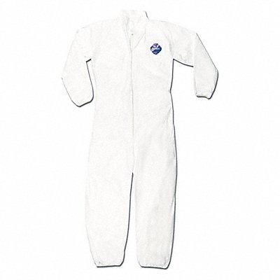 MCR SAFETY TY125SL Tyvek Coverall W Sleeve Ankle L PK25