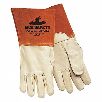 MCR SAFETY 4940L Welding Gloves MIG TIG L/9 PK12