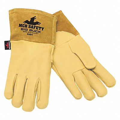 MCR SAFETY 4984M Welding Gloves MIG TIG M/8 PK12