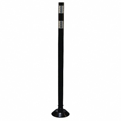 GRAINGER 0448BWG G6578 Delineator Post Black HDPE 48 In