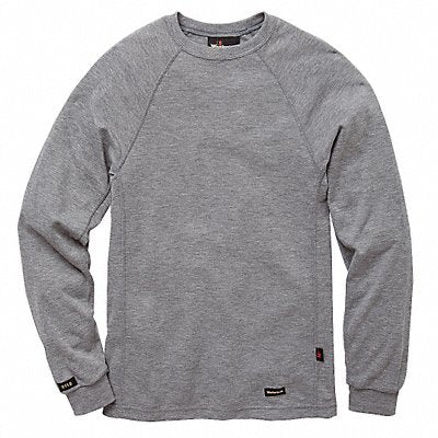 WORKRITE FR FT40HGMD00 FR Long Sleeve T-Shirt Heather Grey M