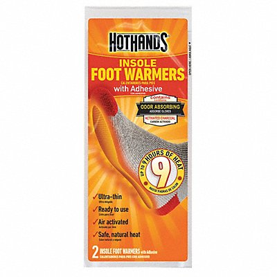HOTHANDS HFINSPDQ Foot Warmer 7-3/4 in x 2-3/4 in PR