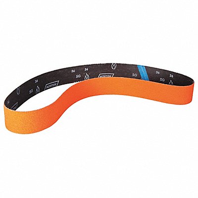 NORTON 69957344963 Sanding Belt 60 in L 2 1/2 in W PK10