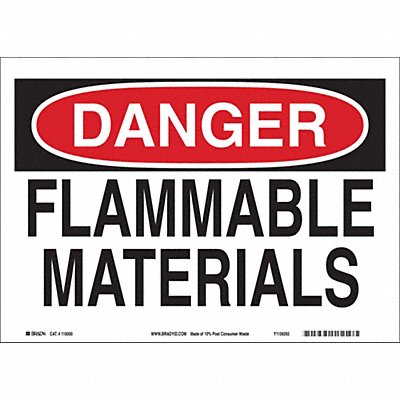 BRADY 87762 Label 3 1/2 inx5 in Polyester