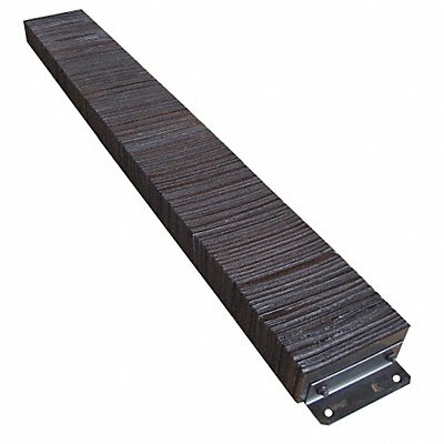 GRAINGER 26W578 Dock Bumper 12x4-1/2x98 in Rubber