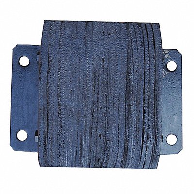 GRAINGER 26W579 Dock Bumper 10x6x14 in Rubber