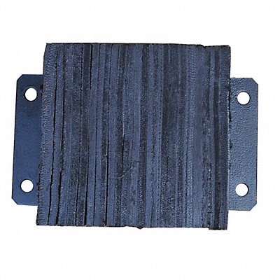 GRAINGER 26W580 Dock Bumper 10x6x16 in Rubber