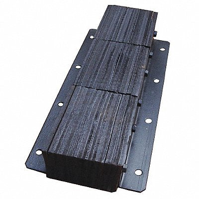 GRAINGER 26W593 Dock Bumper 30x4-1/2x13 in Rubber