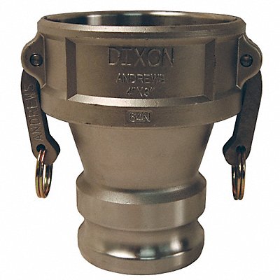 DIXON VALVE  COUPLING 4030DASS Cam and Groove Adaptor 3  4 316 SS