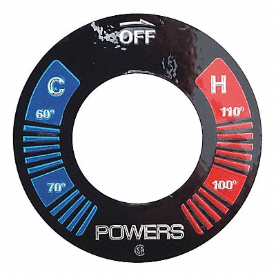 POWERS 420308 Dial Graphic Insert Powers