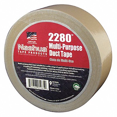 NASHUA 2280 Duct Tape Tan 1 7/8 in x 60 yd 9 mil