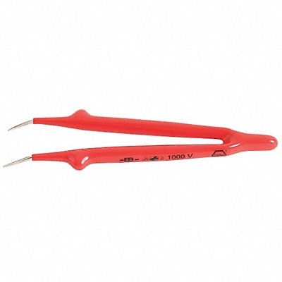 WIHA 75302 Insulated Tweezers Steel Bent 6 L