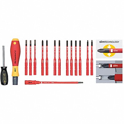WIHA 28792 Insul Torque Set 1/4 20 to 70 in.-lb.