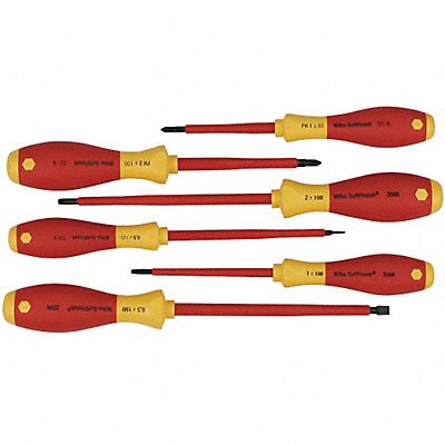 WIHA 35890 Insulated Screwdriver Set NmPcs6