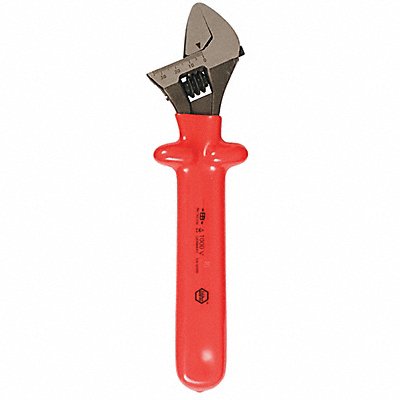 WIHA 76210 Adjustable Wrench Insulated Rubber Natural 10