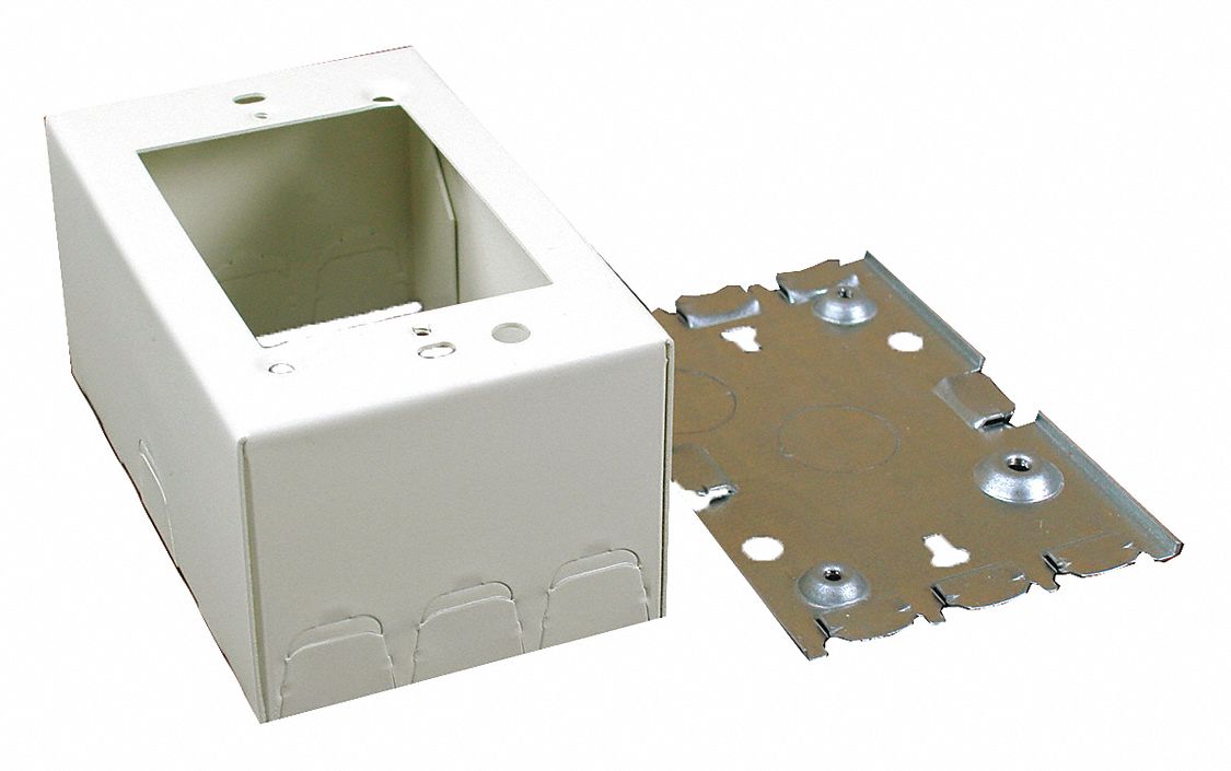 WIREMOLD V5744 GFCI Box Fitting Ivory Steel