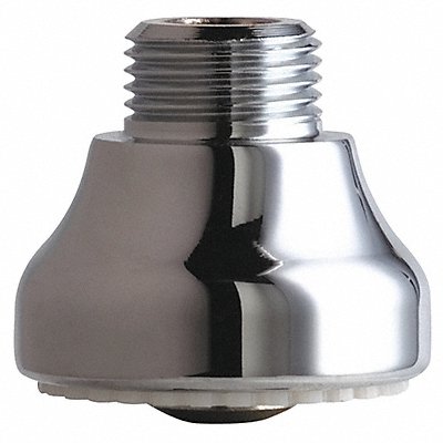 CHICAGO FAUCETS E4JKABCP Spray Outlet Brass 3/8 in - 18 Chrome