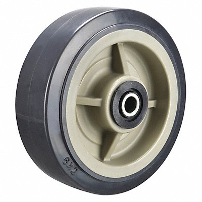 GRAINGER PUP060X020050RAM Antimicrob Polyurethane Tread Plastic Core Wheel