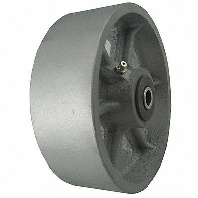 GRAINGER 26Y440 Iron Tread Wheel 6 1400 lb.