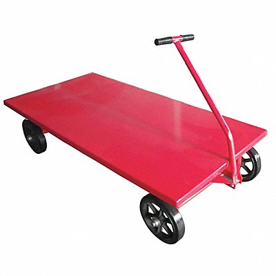 GRAINGER 26Y457 Wagon Truck Flush Deck 24x48 Cap 3500 Lb