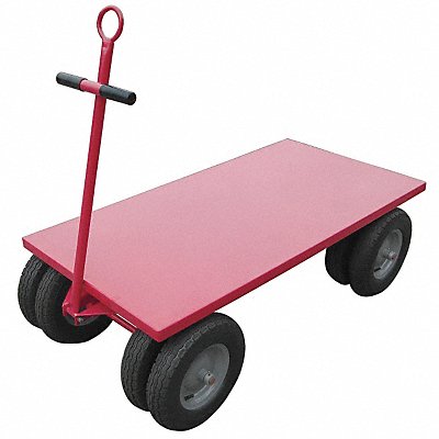 GRAINGER 26Y485 Wagon Truck Flush Deck 30x48 Cap 2500 Lb