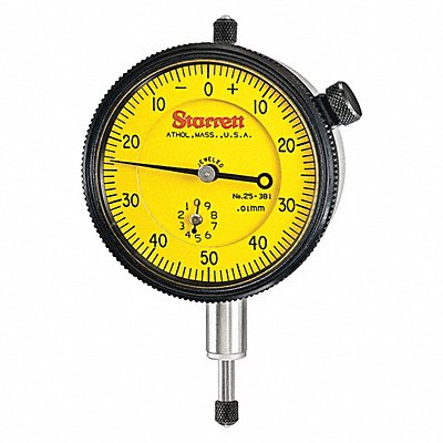 STARRETT 25381J Dial Indicator AGD 2 Range 0 to 1mm