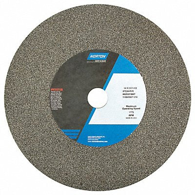 NORTON 66253319967 Grinding Wheel 14 in Dia SC 24 G Black