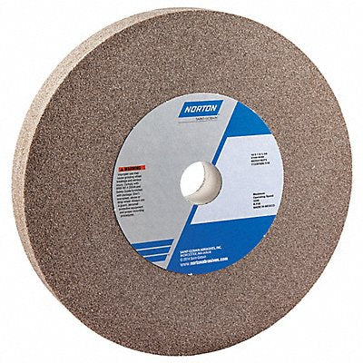 NORTON 66253116273 Grinding Wheel 10 in Dia AO 60 G Brown
