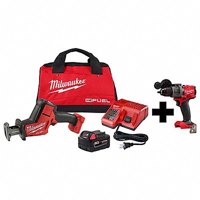 MILWAUKEE 271921000000 M18 Hackzall Kit w M18 1/2 Hammer Drill