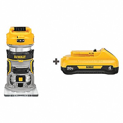 DEWALT DCW600BDCB240 Cordless Compact Router 20V MAX Battery