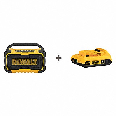 DEWALT DCR010DCB203 Jobsite Bluetooth Speaker 12.0V Li-Ion