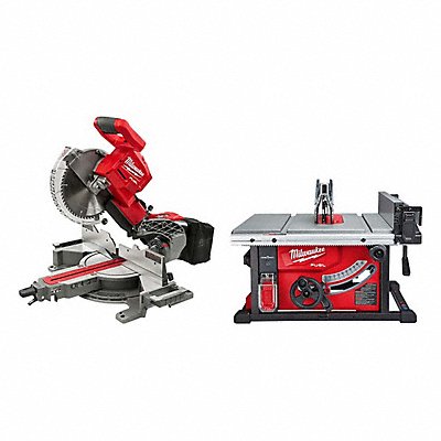 MILWAUKEE 273420273620 M18 FUEL Miter Saw + M18 FUEL Table Saw