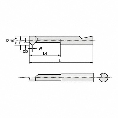 273TC8 WIDIA ATD15660F2 Threading Tool Carbide