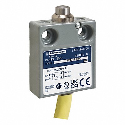 TELEMECANIQUE SENSORS 9007MS01S0502 Limit Switch Plunger 1NO/1NC