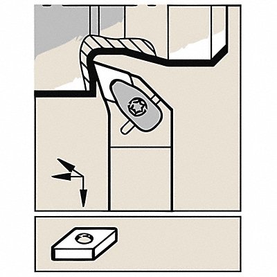 WIDIA DVJNR163DKC3 Toolholder ISO D-Style Clamping