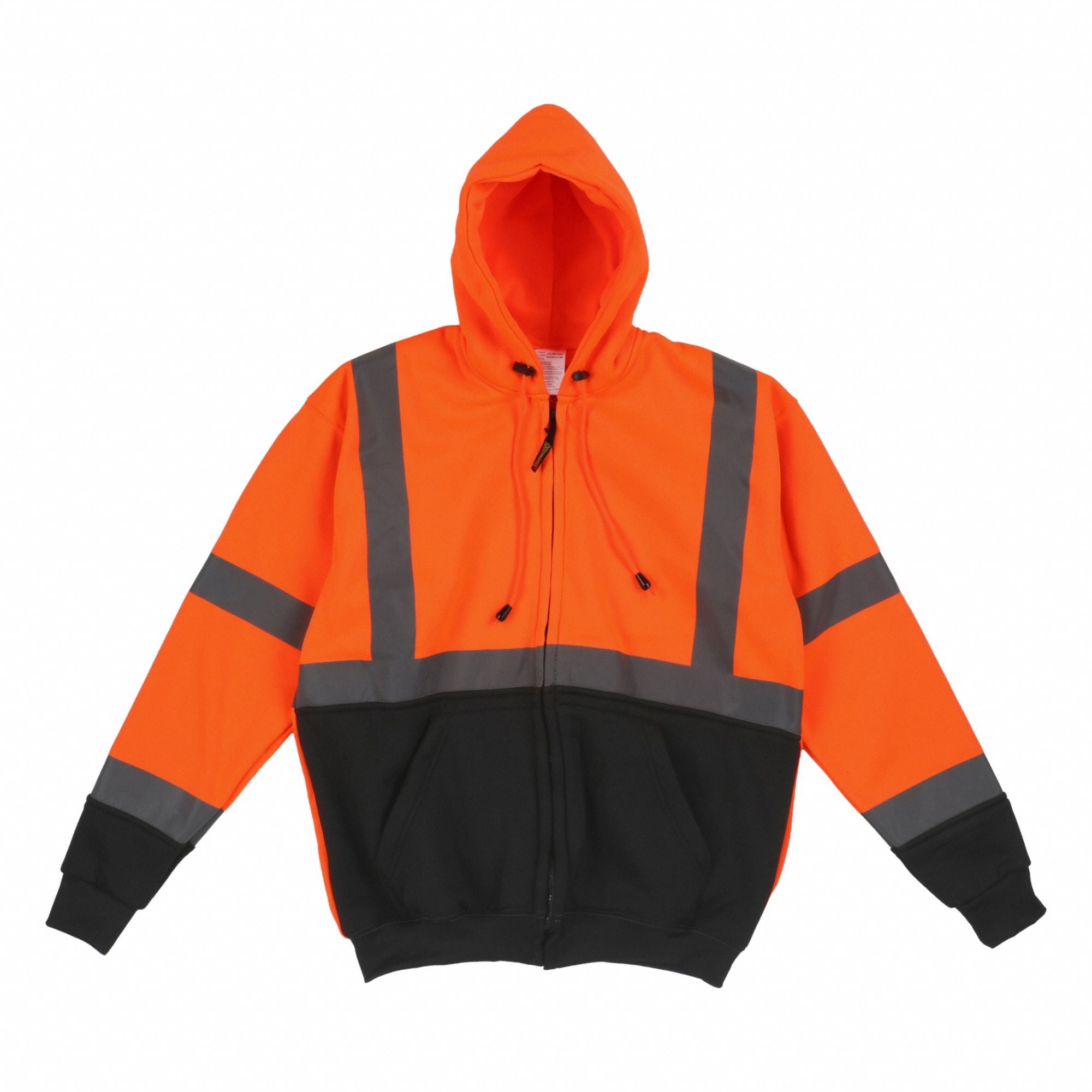 OCCUNOMIX LUXSWTHZBKOL Hooded Sweatshirt L ANSI Class 3