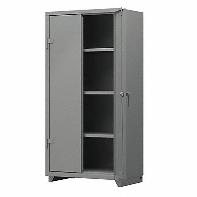 STRONG HOLD 36243L Storage Cabinet 75 x36 x24 Grey 3Shlv
