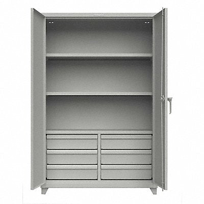 STRONG HOLD 4624365DBL Storage Cabinet Leg Grey 75 x 48 x 24