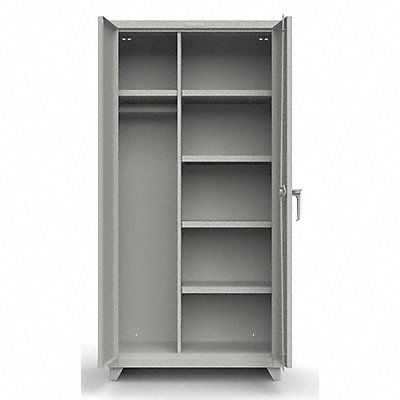 STRONG HOLD 36W244L Storage Cabinet 75 x36 x24 Grey 4Shlv