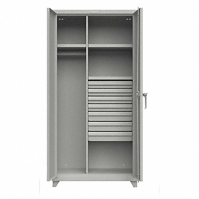 STRONG HOLD 36W2437DBL Storage Cabinet Legs Grey 75 x  x 24