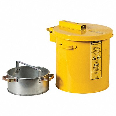 JUSTRITE 27811 Wash Tank Steel 10 H 1 gal Cap.
