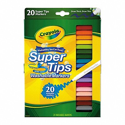 CRAYOLA 588106 Art Marker Set Assorted Capped PK20
