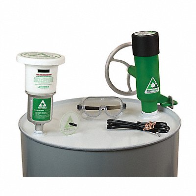 JUSTRITE 28100 Aerosol Can Recycling System 9 H 18 W
