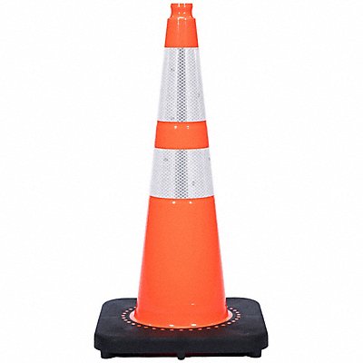 GRAINGER RS70045SR3M64 Traffic Cone 10 lb Orange Cone Color