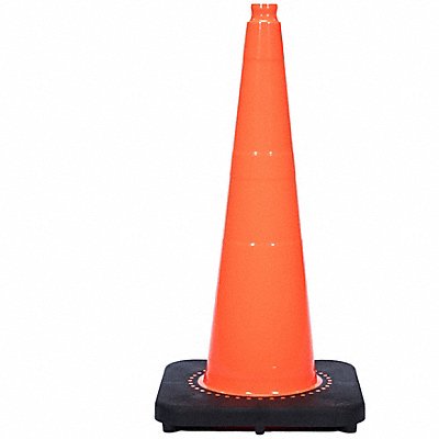 GRAINGER RS70045S Traffic Cone 10 lb Orange Cone Color