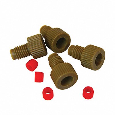 JUSTRITE 28175 Replacement Tube Fittings 1/8 dia.
