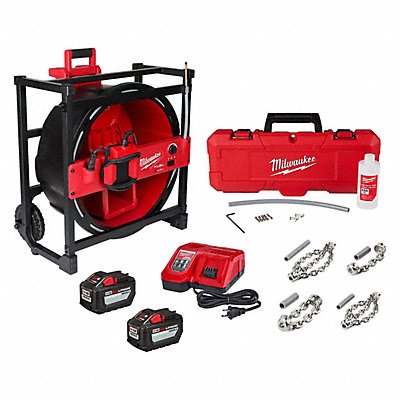 MILWAUKEE 281922 Chain Snake Kit 2 200 RPM 18 V DC