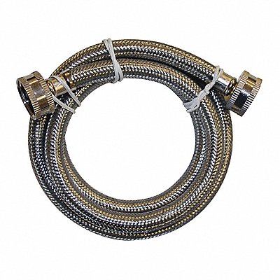 JONES STEPHENS S04228 Wash Connector 60 FEM Hose 3/4 Flex SS