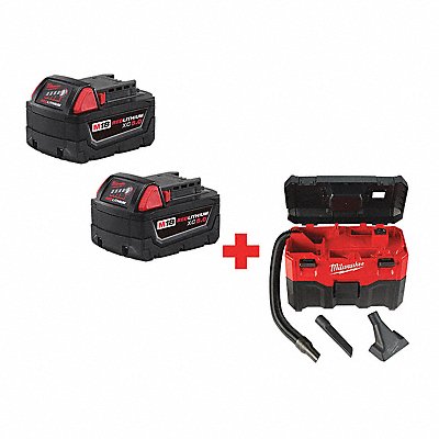 MILWAUKEE 48111900000000 Shop Vacuum Cleaner w/Battery